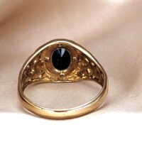 1.18ct Sapphire & Diamond Statement Ring 9ct Yellow Gold from Ace Jewellery, Leeds