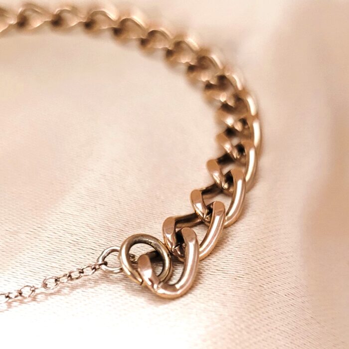 9ct Yellow Gold Curb Link Padlock Bracelet from Ace Jewellery, Leeds