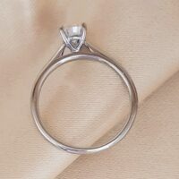 0.71ct Pear-Shaped Diamond Solitaire Engagement Ring Platinum from Ace Jewellery, Leeds