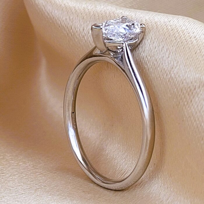 0.71ct Pear-Shaped Diamond Solitaire Engagement Ring Platinum from Ace Jewellery, Leeds