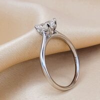 0.71ct Pear-Shaped Diamond Solitaire Engagement Ring Platinum from Ace Jewellery, Leeds