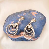 9ct Yellow Gold Triple Hoop Earrings from Ace Jewellery, Leeds