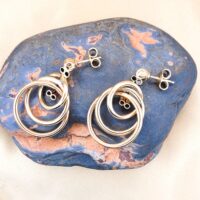 9ct Yellow Gold Triple Hoop Earrings from Ace Jewellery, Leeds