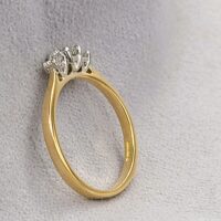0.45ct Diamond Three-Stone Engagement Ring 18ct Yellow Gold from Ace Jewellery, Leeds