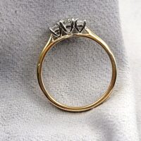 0.45ct Diamond Three-Stone Engagement Ring 18ct Yellow Gold from Ace Jewellery, Leeds