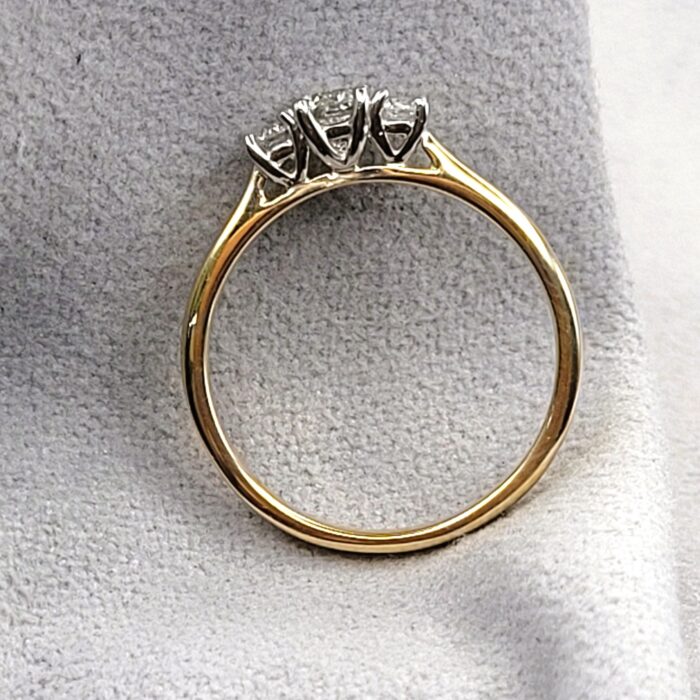 0.45ct Diamond Three-Stone Engagement Ring 18ct Yellow Gold from Ace Jewellery, Leeds