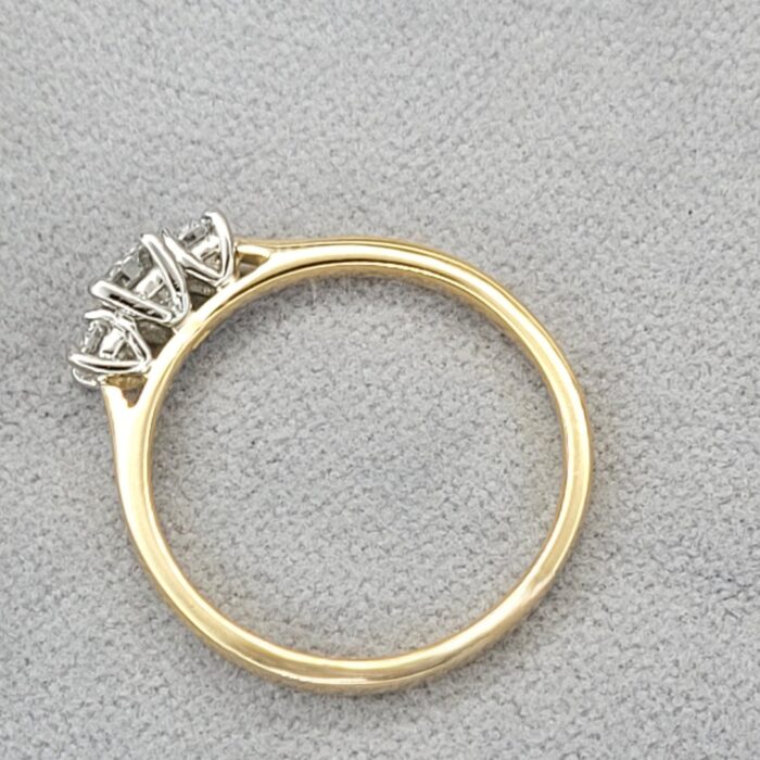 0.45ct Diamond Three-Stone Engagement Ring 18ct Yellow Gold from Ace Jewellery, Leeds