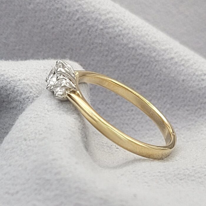 0.45ct Diamond Three-Stone Engagement Ring 18ct Yellow Gold from Ace Jewellery, Leeds