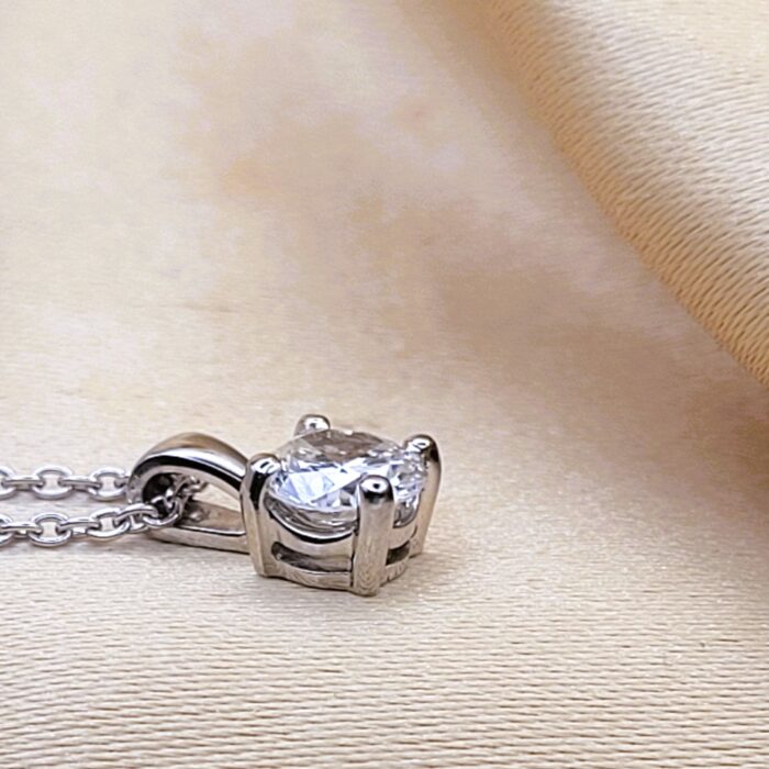 0.74ct Diamond Pendant Necklace Platinum from Ace Jewellery, Leeds