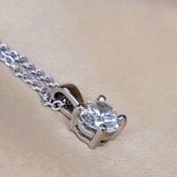 0.74ct Diamond Pendant Necklace Platinum from Ace Jewellery, Leeds