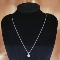 0.74ct Diamond Pendant Necklace Platinum from Ace Jewellery, Leeds