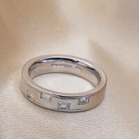 0.25ct Baguette Diamond Ring 18ct White Gold from Ace Jewellery, Leeds