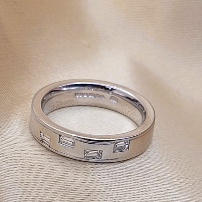 0.25ct Baguette Diamond Ring 18ct White Gold from Ace Jewellery, Leeds