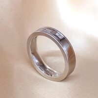 0.25ct Baguette Diamond Ring 18ct White Gold from Ace Jewellery, Leeds