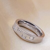 0.25ct Baguette Diamond Ring 18ct White Gold from Ace Jewellery, Leeds