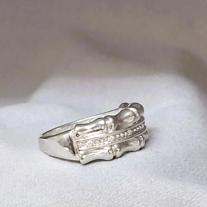 0.03ct Diamond-Set Ring 14ct White Gold from Ace Jewellery, Leeds