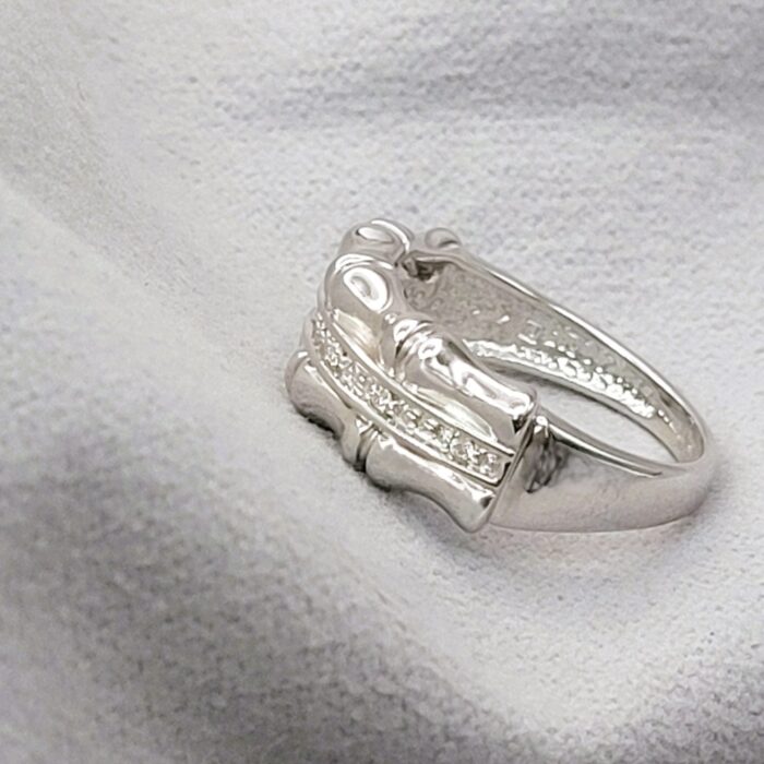 0.03ct Diamond-Set Ring 14ct White Gold from Ace Jewellery, Leeds