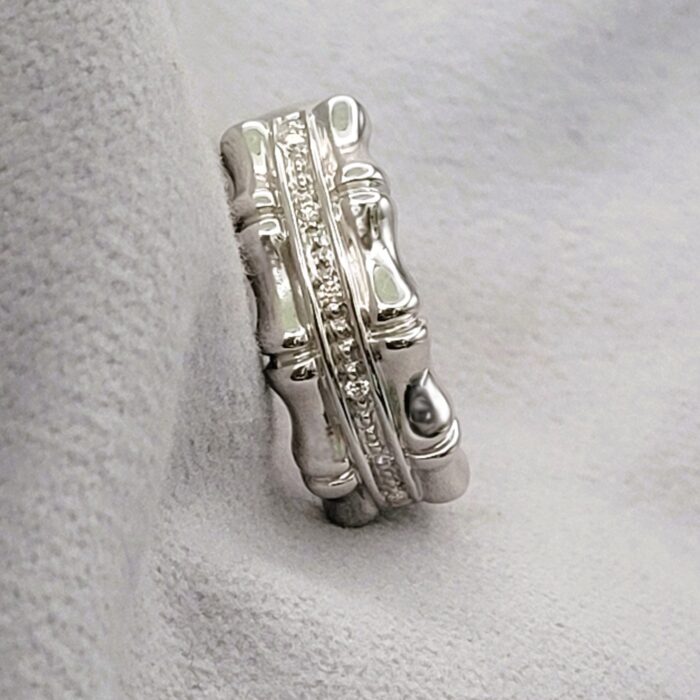 0.03ct Diamond-Set Ring 14ct White Gold from Ace Jewellery, Leeds