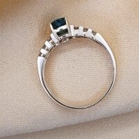 1.03ct Emerald & Diamond Ring 14ct Yellow Gold from Ace Jewellery, Leeds