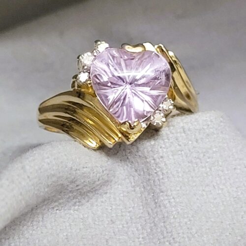 2.075ct Amethyst & Diamond Cocktail Ring 14ct Yellow Gold from Ace Jewellery, Leeds