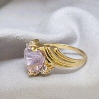 2.075ct Amethyst & Diamond Cocktail Ring 14ct Yellow Gold from Ace Jewellery, Leeds