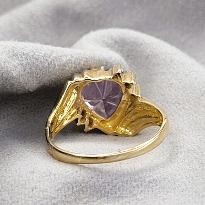 2.075ct Amethyst & Diamond Cocktail Ring 14ct Yellow Gold from Ace Jewellery, Leeds