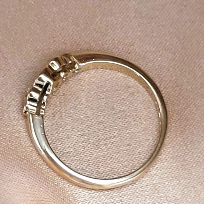 0.55ct Emerald & Diamond Collet-Set Ring 18ct Yellow Gold from Ace Jewellery, Leeds