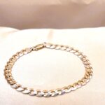 9ct Yellow Gold Flat Curb Link Bracelet from Ace Jewellery, Leeds