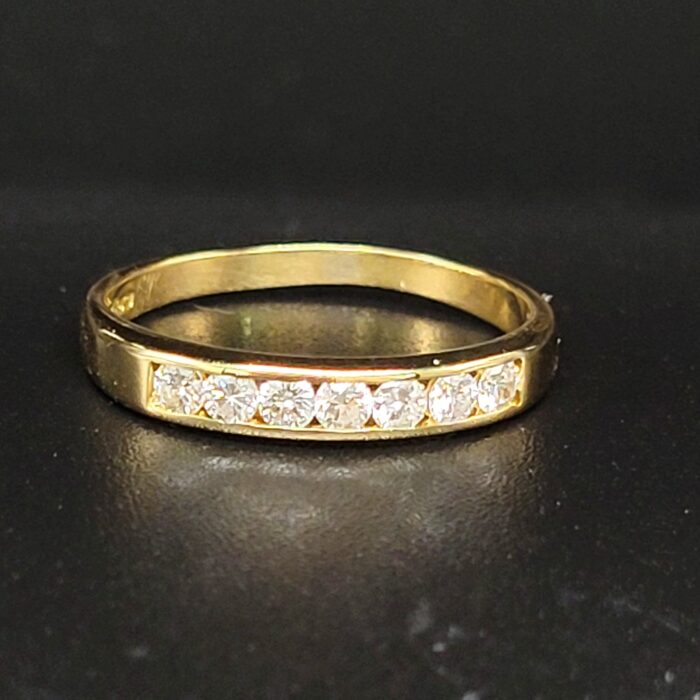 0.33ct Channel-Set Diamond Ring 18ct Yellow Gold from Ace Jewellery, Leeds