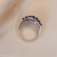 1.48ct Sapphire & Diamond Mult-Stone Ring 9ct Yellow Gold from Ace Jewellery, Leeds