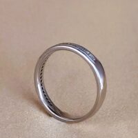 0.10ct Platinum Diamond Wedding Ring from Ace Jewellery, Leeds