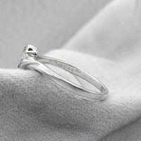 0.30ct Diamond Crossover Single Stone Ring 18ct White Gold from Ace Jewellery, Leeds