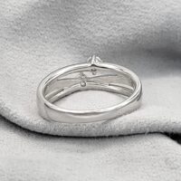 0.16ct Diamond Fancy Twist Ring 18ct White Gold from Ace Jewellery, Leeds