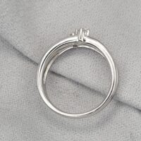 0.16ct Diamond Fancy Twist Ring 18ct White Gold from Ace Jewellery, Leeds
