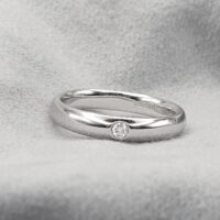 0.06ct Diamond Single Stone Ring 18ct White Gold from Ace Jewellery, Leeds