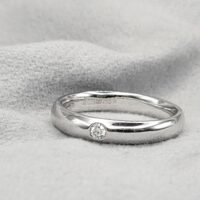 0.06ct Diamond Single Stone Ring 18ct White Gold from Ace Jewellery, Leeds