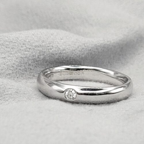 0.06ct Diamond Single Stone Ring 18ct White Gold from Ace Jewellery, Leeds