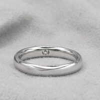 0.06ct Diamond Single Stone Ring 18ct White Gold from Ace Jewellery, Leeds