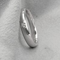 0.06ct Diamond Single Stone Ring 18ct White Gold from Ace Jewellery, Leeds