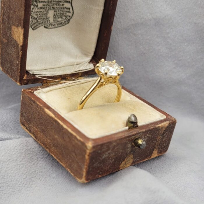2.07ct Round Brilliant-Cut Lab Diamond Solitaire Engagement Ring 18ct Yellow Gold from Ace Jewellery, Leeds