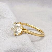 2.07ct Round Brilliant-Cut Lab Diamond Solitaire Engagement Ring 18ct Yellow Gold from Ace Jewellery, Leeds