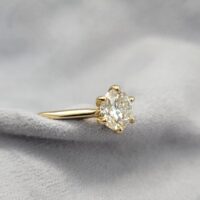 2.07ct Round Brilliant-Cut Lab Diamond Solitaire Engagement Ring 18ct Yellow Gold from Ace Jewellery, Leeds
