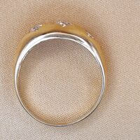 Cz-Set Starburst Design Ring 9ct Yellow Gold from Ace Jewellery, Leeds