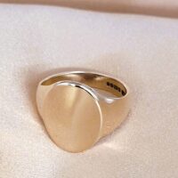 Men's 9ct Yellow Gold Signet Ring from Ace Jewellery, Leeds