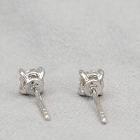 0.60ct Round Diamond Solitaire Stud Earrings 18ct White Gold from Ace Jewellery, Leeds