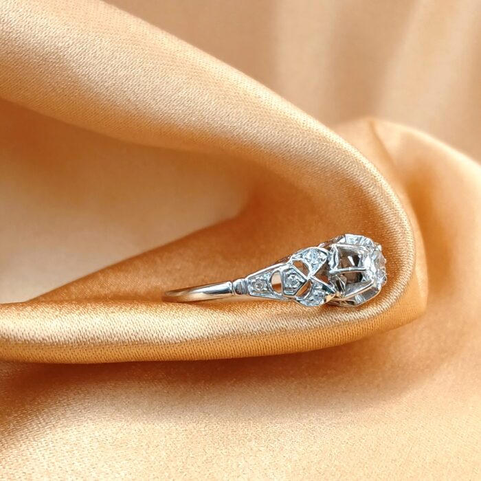 Antique 0.47ct Diamond Ring Platinum from Ace Jewellery, Leeds