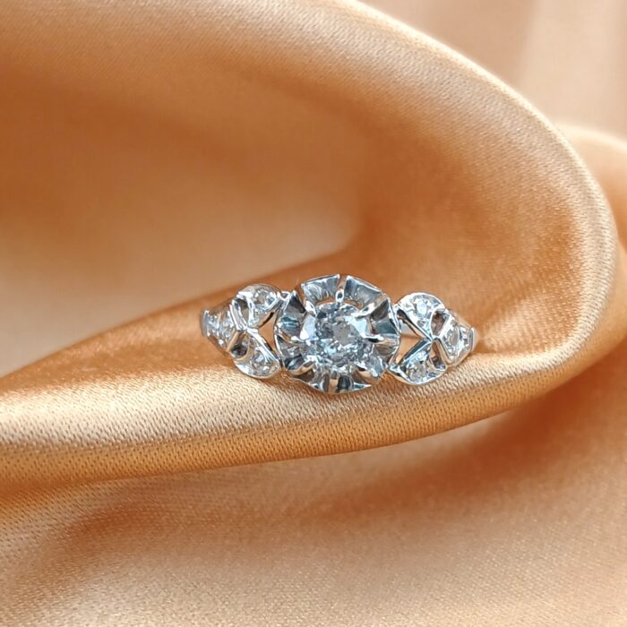 Antique 0.47ct Diamond Ring Platinum from Ace Jewellery, Leeds