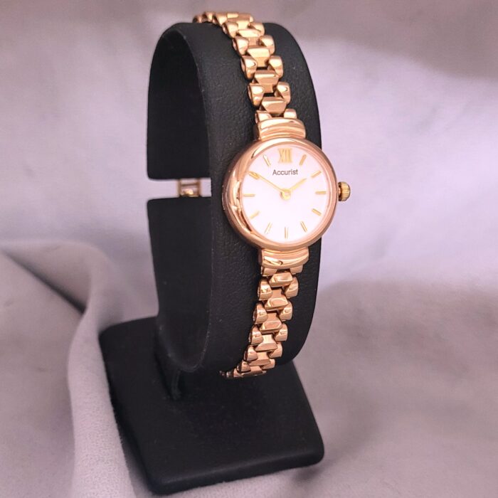 9ct Rose Gold Ladies Accurist Watch from Ace Jewellery, Leeds