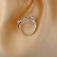 0.67ct Multi-Stone Split-Shank Ring 14ct Yellow Gold from Ace Jewellery, Leeds