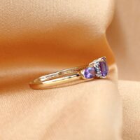1.03ct Amethyst & Diamond Ring 9ct Yellow Gold from Ace Jewellery, Leeds